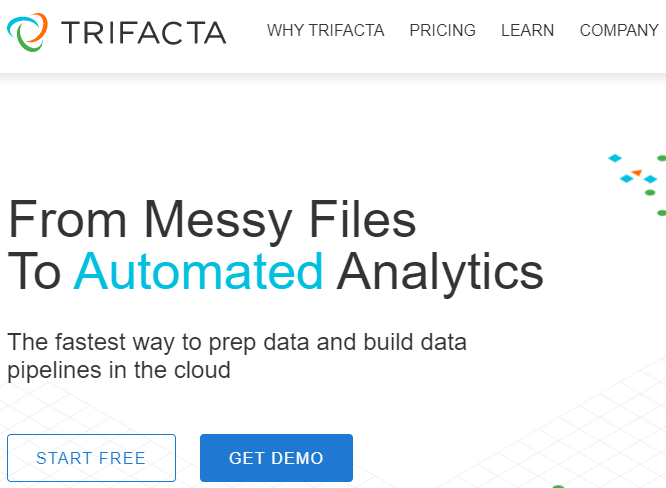 Data Cleaning Services: Trifacta Wrangler | Hevo Data